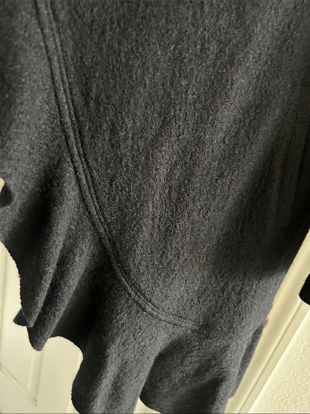 Colleen Lopez Black Ruffle-Trim Open Cardigan - Picture 2 of 3